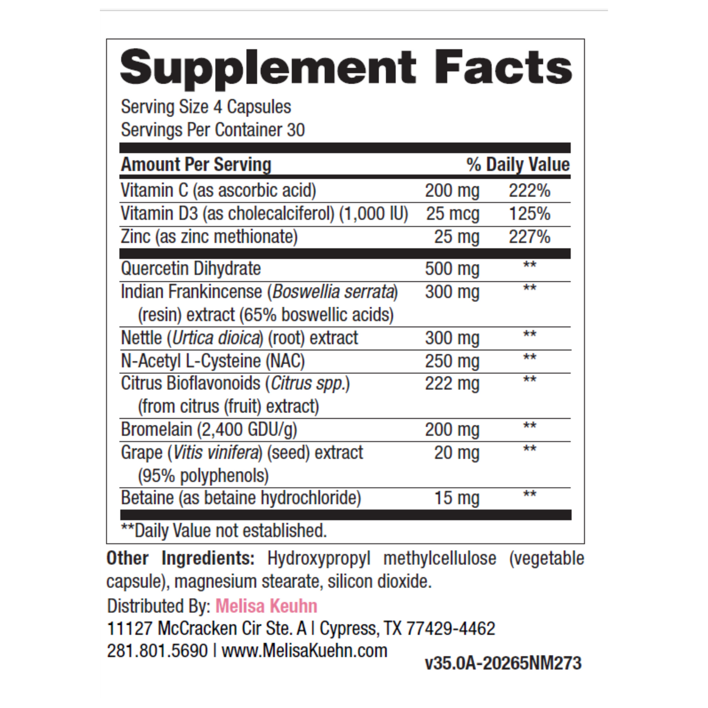 HH GRATEFUL Seasonal Pro - 120 veg caps