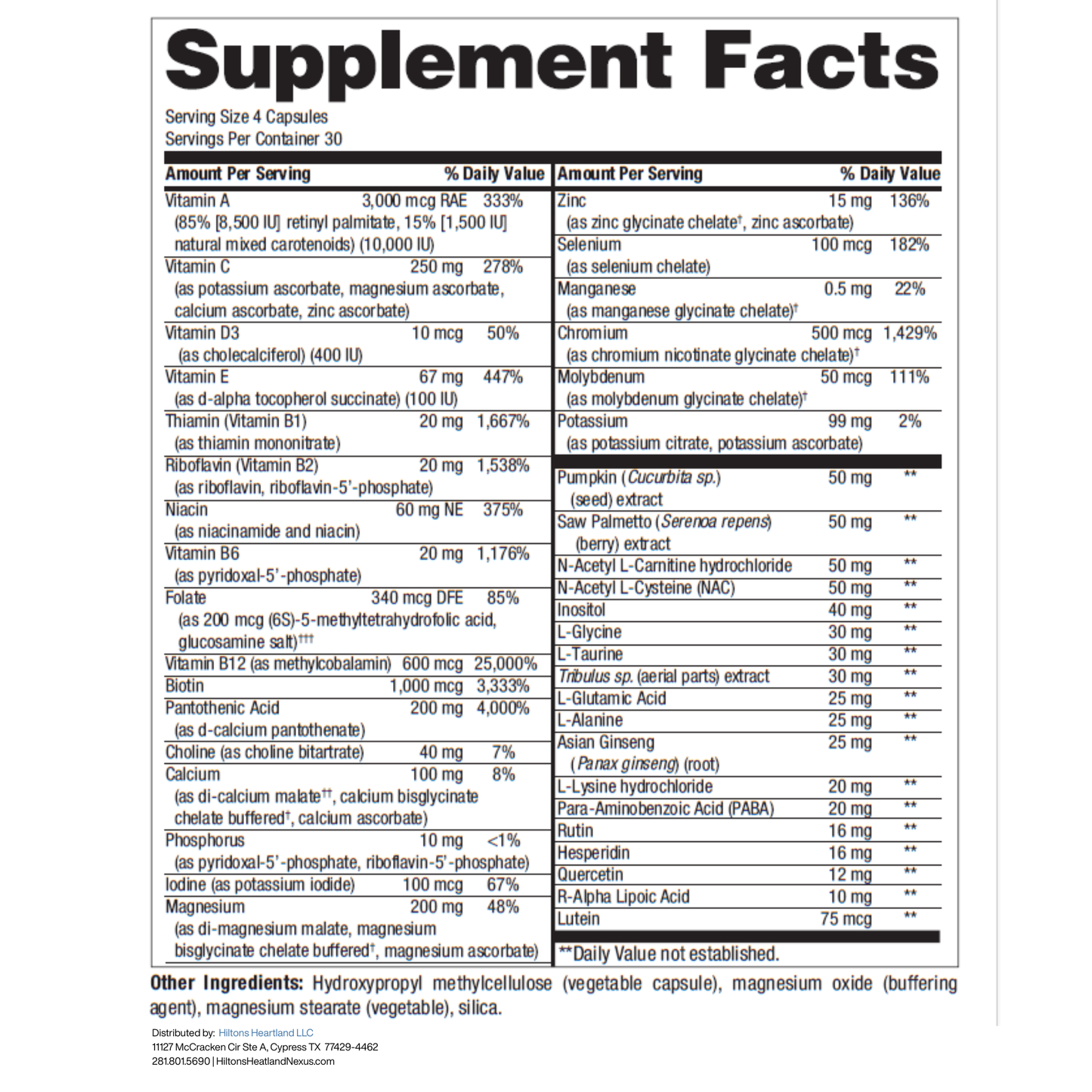 HH JOYFUL Daily Pro 120 veg capsules