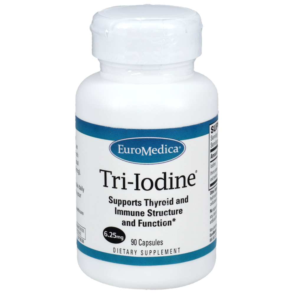 EuroMedica Tri-Iodine 6.25mg 90 caps