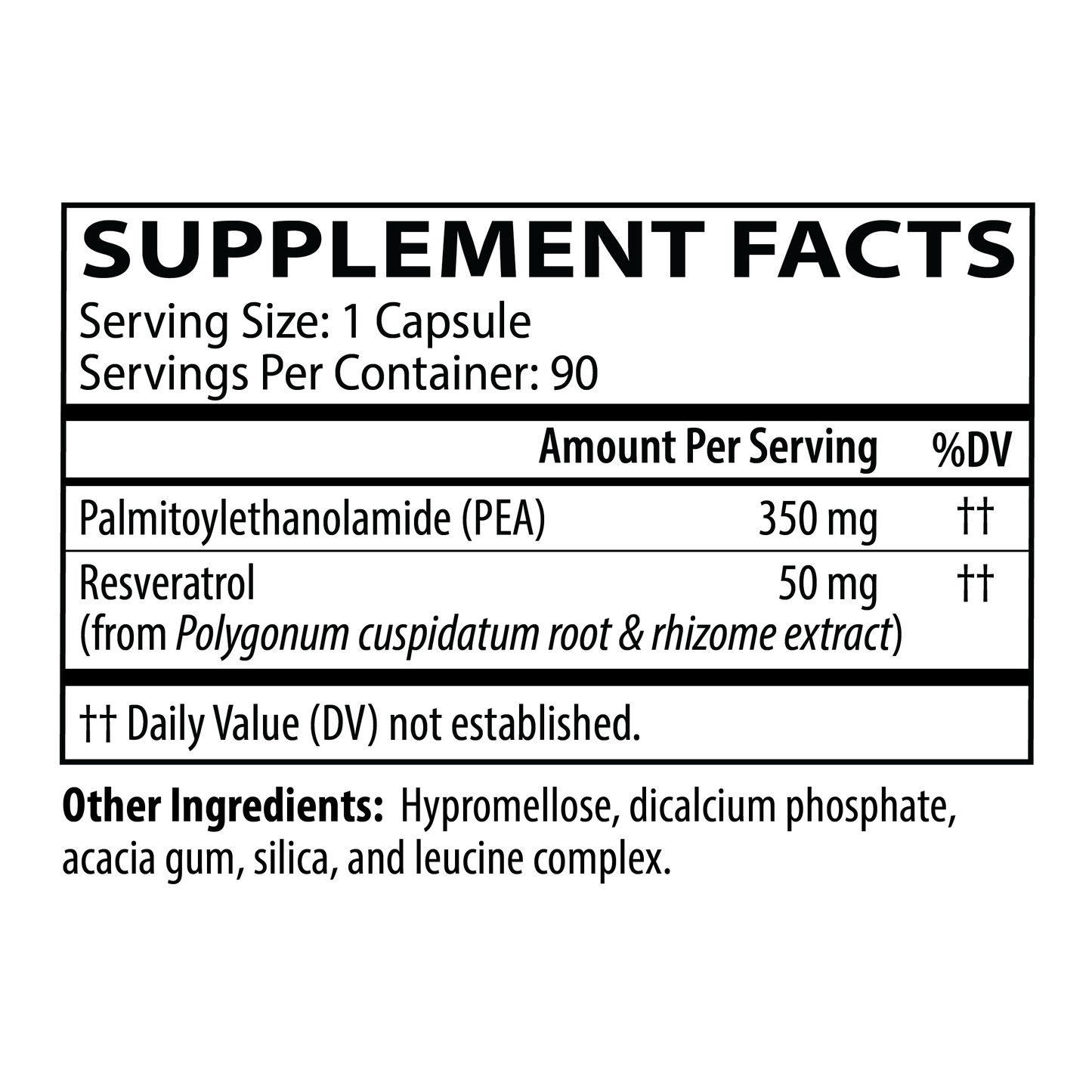 NEU PEA Soothe Support 90 caps